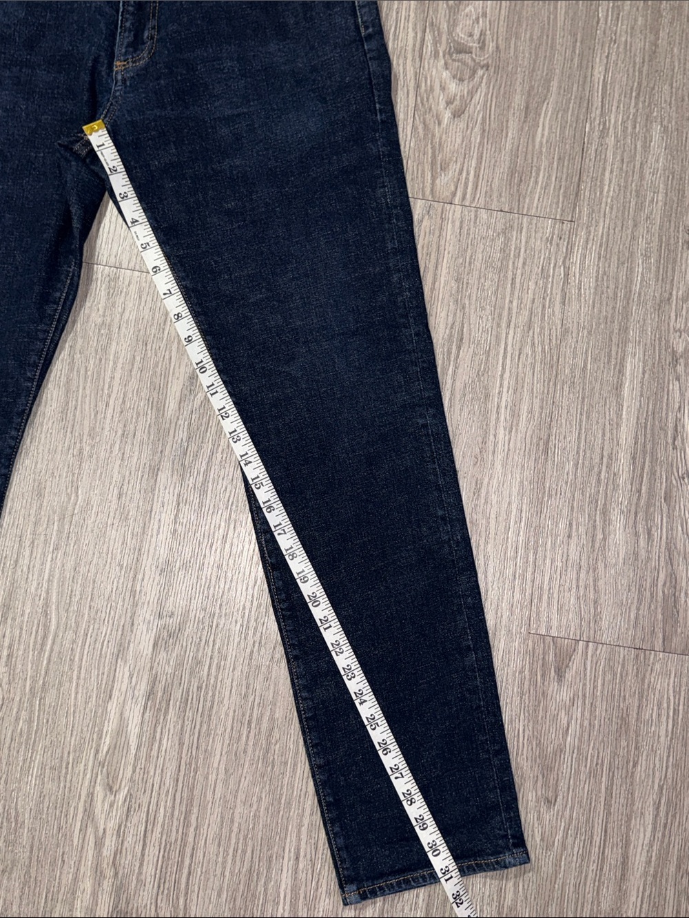 GAP Men's Dark Indigo Straight Jeans Denim Slim Size 34x32 - Picture 5 of 6